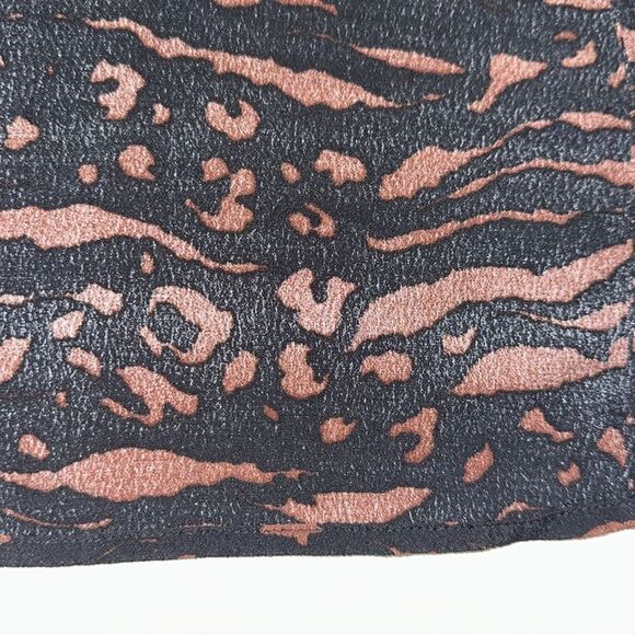 & Other Stories 0 Black Caramel Brown Long Sleeve Pleated Shirt Maxi Dress - Picture 14 of 14